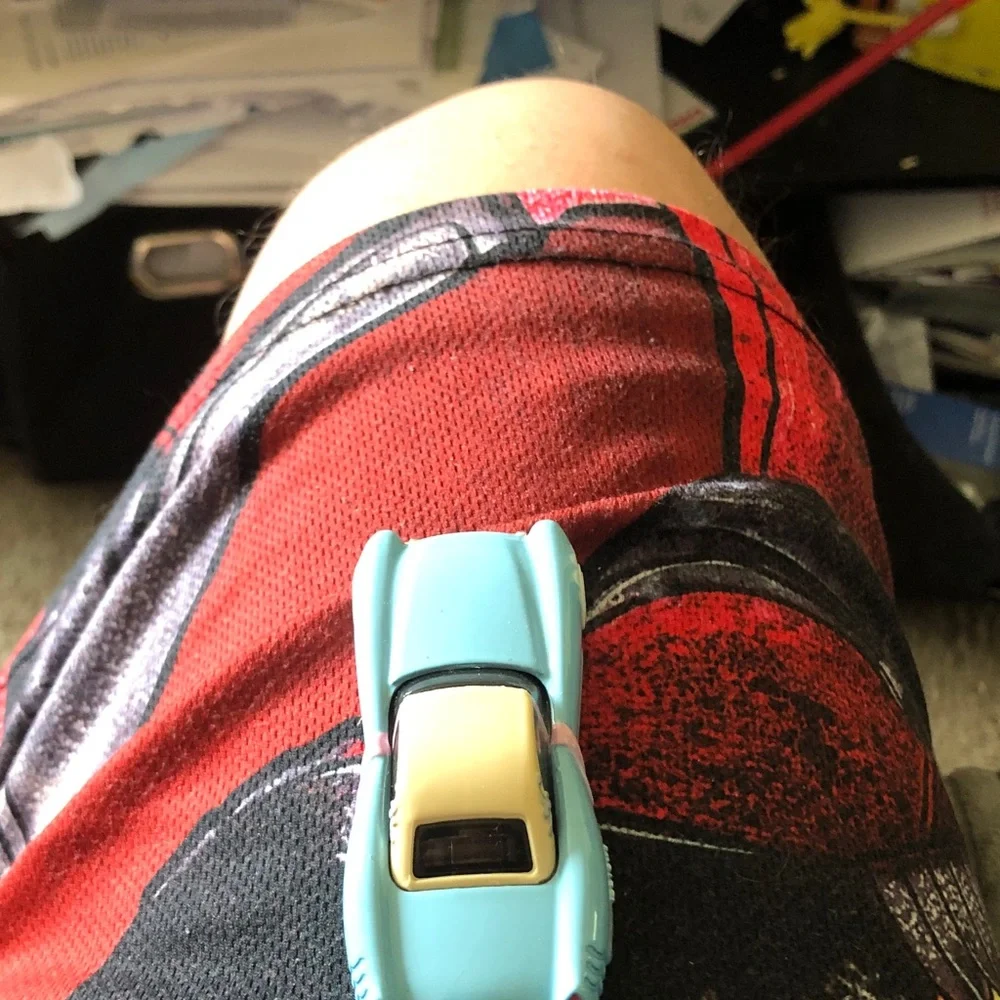 Vintage Style Light Blue Toy Car - Diecast Collectible